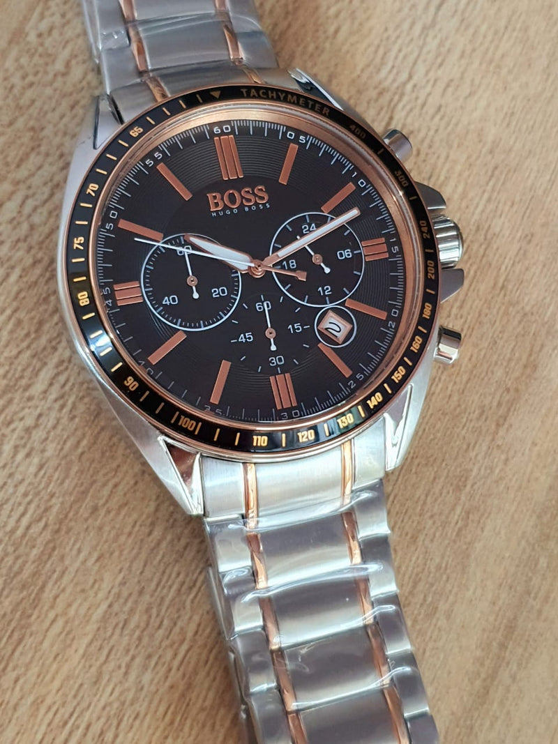 Hugo Boss Driver Sport Grey Dial Grey Steel Strap Watch for Men - 1513094 Buy Now By Hugo Boss