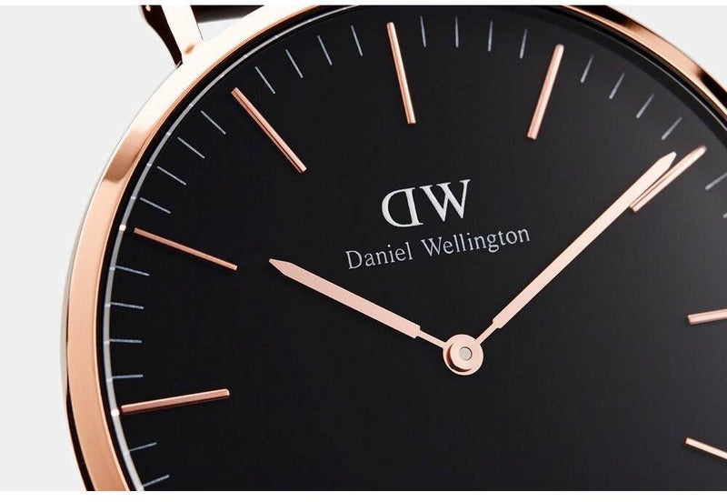 Daniel Wellington Classic Bayswater Black Dial Black NATO Strap Watch For Women - DW00100281 Buy Now By Daniel Wellington