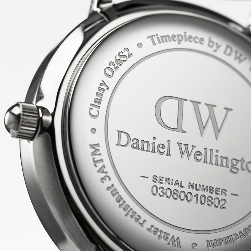 Daniel Wellington Classy Glasgow White Dial Two Tone Nylon Strap Watch For Women - DW00100082 Buy Now By Daniel Wellington