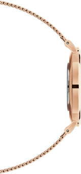 Daniel Wellington Petite Melrose Brown Dial Rose Gold Mesh Strap Watch For Women - DW00100477 Buy Now By Daniel Wellington