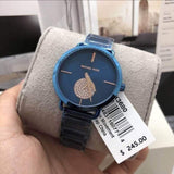 Michael Kors Portia Blue Dial Blue Stainless Steel Strap Watch for Women - MK3680 Buy Now By Michael Kors