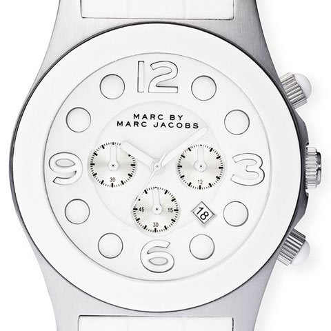 Marc Jacobs Pelly White Dial White Silicone Strap Watch for Women - MBM2565 Buy Now By Marc Jacobs