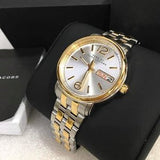 Marc Jacobs Fergus Silver Dial Two Tone Steel Strap Watch for Women - MBM3426 Buy Now By Marc Jacobs