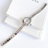 Gucci Diamantissima Quartz Diamonds White Dial Silver Steel Strap Watch For Women - YA141503 Buy Now By Gucci