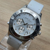 Marc Jacobs Blade White Dial White Leather Strap Watch for Women - MBM1187 Buy Now By Marc Jacobs
