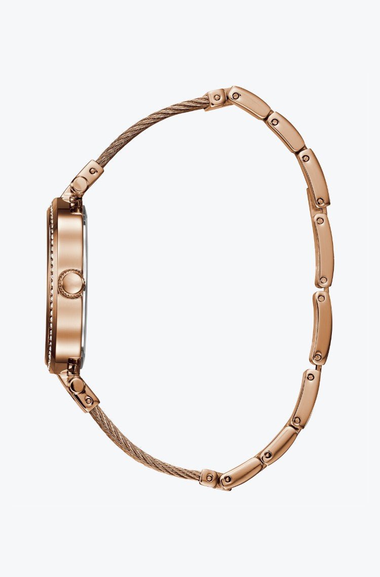 Guess Soho Rose Gold Dial Stainless Steel Watch For Women - W0638L4 Buy Now By Guess