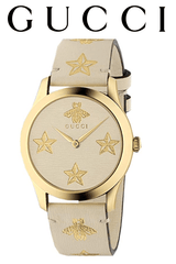 Gucci G Timeless White Dial White Leather Strap Watch For Women - YA1264096 Buy Now By Gucci