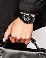 Emporio Armani Valente Ceramica Chronograph Black Dial Black Steel Strap Watch For Men - AR1410 Buy Now By Emporio Armani