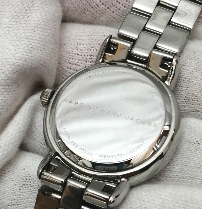 Marc Jacobs Marc Silver Dial Silver Steel Strap Watch for Women - MBM3173 Buy Now By Marc Jacobs