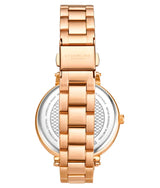 Michael Kors Charley Three-Hand Analog Rose Gold Dial Rose Gold Steel Strap Watch for Women - MK4400 Buy Now By Michael Kors