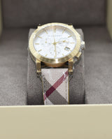 Burberry Heritage Nova Heritage White Dial Leather Strap Watch for Women - BU1395 Buy Now By Burberry