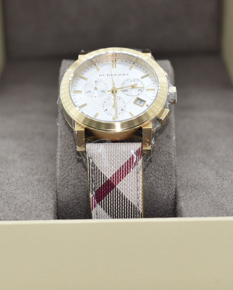 Burberry Heritage Nova Heritage White Dial Leather Strap Watch for Women - BU1395 Buy Now By Burberry