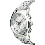 Emporio Armani Velente Chronograph Quartz Silver Dial Silver Steel Strap Watch For Men - AR1702 Buy Now By Emporio Armani
