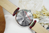 Versace Olympo Crystal Gleam White Dial Purple Leather Strap Watch for Women - VAN010016 Buy Now By Versace