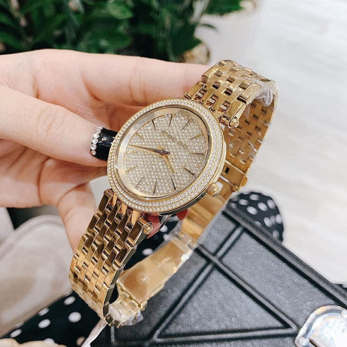 Michael Kors Darci Gold Dial Gold Steel Strap Watch for Women - MK3438 Buy Now By Michael Kors