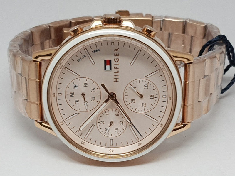 Tommy Hilfiger Carly Rose Gold Dial Rose Gold Steel Strap Watch for Women - 1781788 Buy Now By Tommy Hilfiger