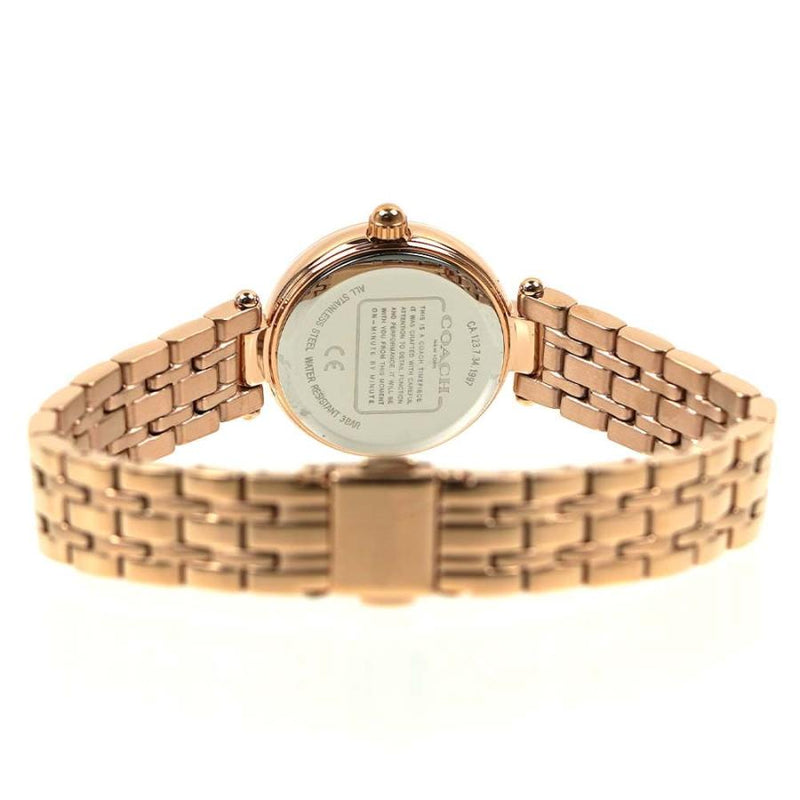 Coach Park Silver Dial Rose Gold Steel Strap Watch for Women - 14503736 Buy Now By Coach