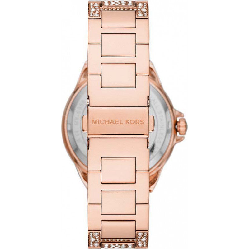 Michael Kors Camille Multifunctional Crystals Rose Gold Dial Rose Gold Steel Strap Watch for Women - MK6961 Buy Now By Michael Kors