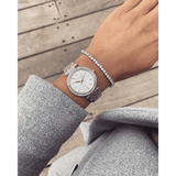 Michael Kors Darci Silver Dial Two Tone Steel Strap Watch for Women - MK3405 Buy Now By Michael Kors