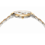 Versace Audrey Quartz White Dial Two Tone Steel Strap Watch for Women - VELR00519 Buy Now By Versace