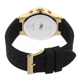 Guess Moonlight Crystals Silver Dial Black Silicone Strap Watch For Women - GW0257L1 Buy Now By Guess