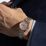 Gucci G Timeless Diamonds Mother of Pearl Pink Dial Silver Steel Strap Watch for Women - YA1265062