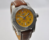 Shop Breitling Avenger 11 Seawolf Stainless Steel Cobra Yellow Dial Mens Watch - A1733110/I519/434X in USA