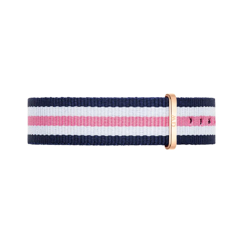 Daniel Wellington Classic South Hampton White Dial Two Tone Nylon Strap Watch For Women - DW00100034 Buy Now By Daniel Wellington