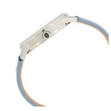 Shop Tommy Hilfiger Brooke Silver Dial Blue Leather Strap Watch for Women - 1782023 in USA