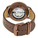 Fossil Vintage Muse Automatic Skeleton Maroon Dial Maroon Leather Strap Watch for Women - ME3137 Buy Now By Fossil
