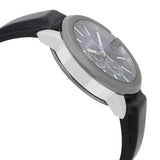 Shop Gucci G Chrono Black Dial Black Leather Strap Watch For Men - YA101205 in USA