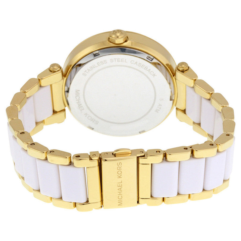 Michael Kors Parker White Dial Two Tone Steel Strap Watch for Women - MK6313 Buy Now By Michael Kors