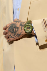 Shop Gucci Dive Automatic Green Dial Green Rubber Strap Unisex Watch - YA136345 in USA