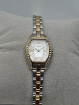Fossil Molly Silver Dial Two Tone Steel Strap Watch for Women - ES3287 Buy Now By Fossil