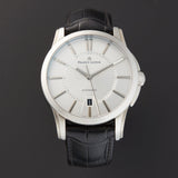 Maurice Lacroix Pontos Silver Dial Black Leather Strap Watch For Men - PT6148-SS001-131 Buy Now By Maurice Lacroix