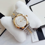 Gucci G Timeless Silver Dial Two Tone Steel Strap Watch For Men - YA126409 Buy Now By Gucci