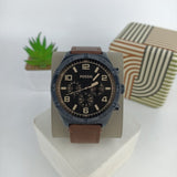 Fossil Brox Multifunction Brown Dial Brown Leather Strap Watch for Men - BQ2802 Buy Now By Fossil