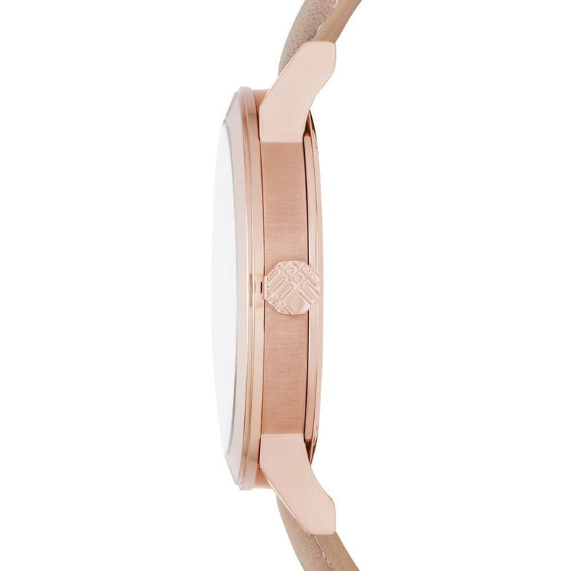 Burberry The City White Dial White Leather Strap Watch for Women - BU9012 Buy Now By Burberry