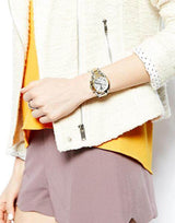 Michael Kors Bradshaw Chronograph Silver Dial Two Tone Steel Strap Watch For Women - MK5912 Buy Now By Michael Kors