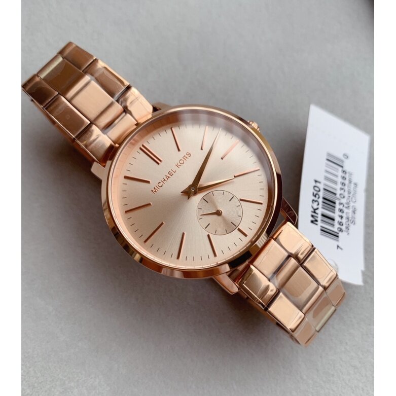 Michael Kors Jaryn Quartz Rose Gold Dial Rose Gold Steel Strap Watch For Women - MK3501 Buy Now By Michael Kors