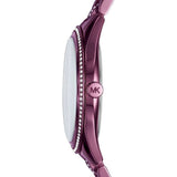 Michael Kors Lauryn Black Dial Purple Steel Strap Watch for Women - MK3724 Buy Now By Michael Kors