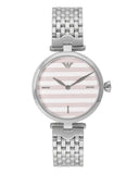 Emporio Armani Arianna Analog White Dial Silver Steel Strap Watch For Women - AR11195