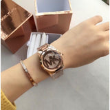 Michael Kors Runway Rose Gold Dial Rose Gold Steel Strap Watch For Women - MK5853 Buy Now By Michael Kors
