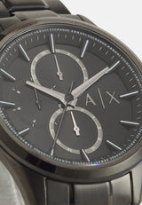 Armani Exchange Drexler Chronograph Black Dial Black Steel Strap Watch For Men - AX2601 Buy Now By Armani Exchange