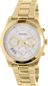 Fossil Boyfriend Gold Dial Gold Steel Strap Watch for Women - ES3884 Buy Now By Fossil