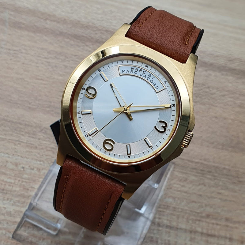Marc Jacobs Baby Dave White Dial Brown Leather Strap Watch for Women - MBM1261 Buy Now By Marc Jacobs