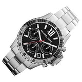Michael Kors Everest Chronograph Black Dial Silver Steel Strap Watch For Women - MK5753 Buy Now By Michael Kors