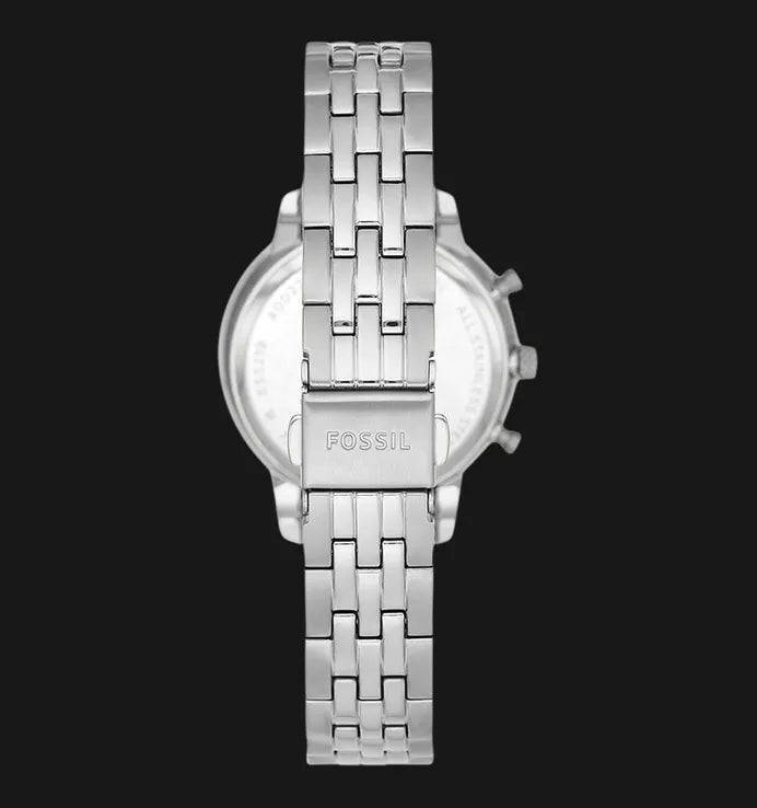 Fossil Neutra Chronograph Silver Dial Silver Steel Strap Watch for Women - ES5217 Buy Now By Fossil