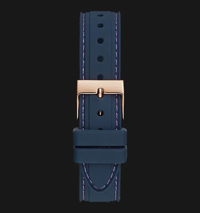 Guess Cosmic Multifunction Blue Dial Blue Silicone Strap Watch For Women - GW0466L2