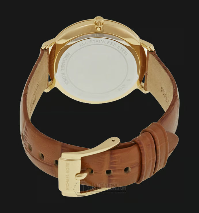 Michael Kors Jaryn Quartz Gold Dial Brown Leather Strap Watch For Women - MK2496 Buy Now By Michael Kors